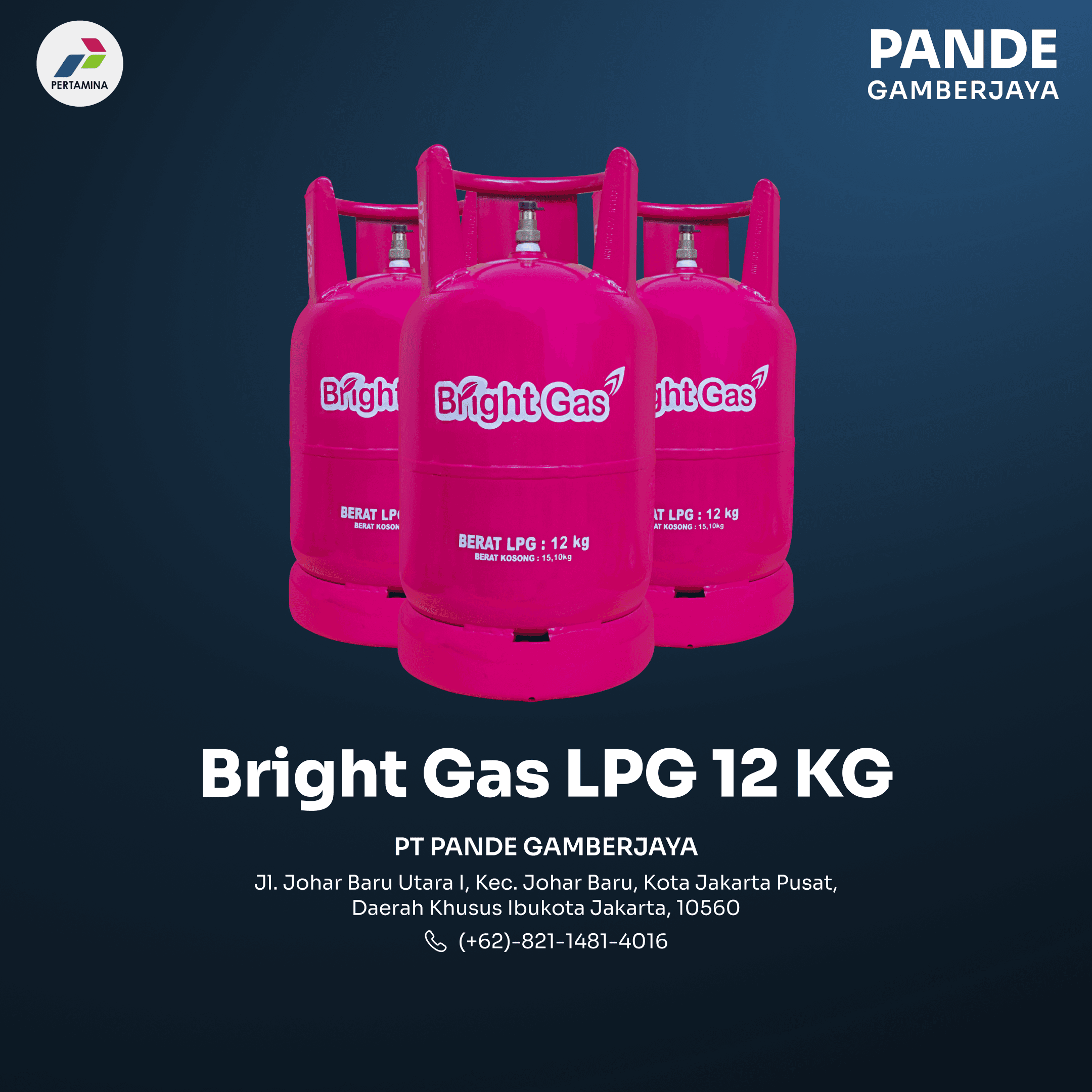 Gambar Bright Gas LPG 12KG